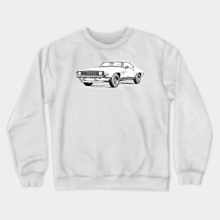 Camaro 69 Wireframe Crewneck Sweatshirt